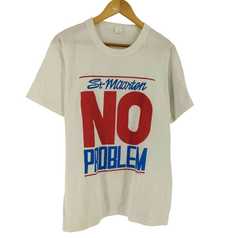 90S USA製 ST.MAARTEN NO PROBLEMプリント Tシャツ メンズ import:XL