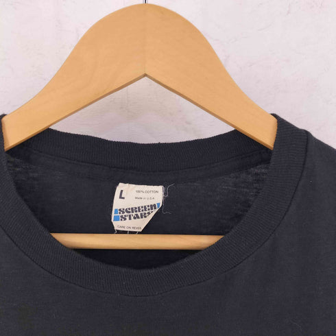 スクリーンスターズ SCREEN STARS 80S USA製 バック アイ プリント Tシャツ メンズ import:L