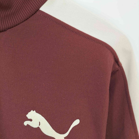 プーマ PUMA 00S バックロゴ ハーフジップ トラックジャケット メンズ import:M