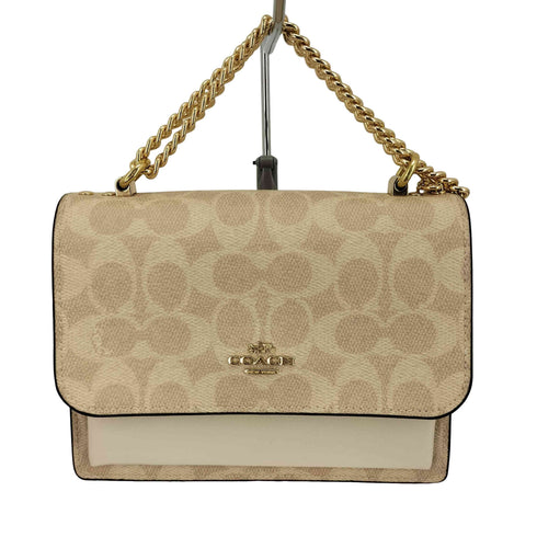 コーチ COACH ミニ クレア クロスボディ バッグ・シグネチャー キャンバス レディース