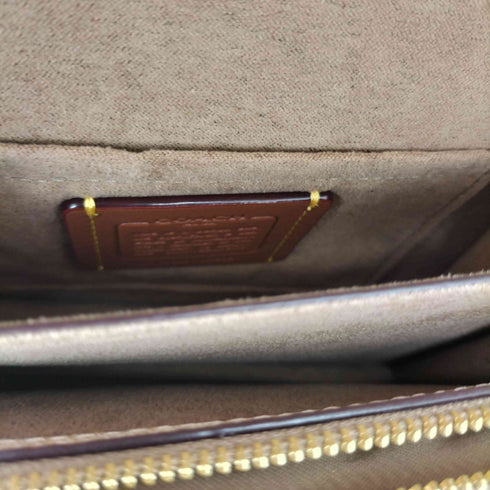 コーチ COACH ミニ クレア クロスボディ バッグ・シグネチャー キャンバス レディース