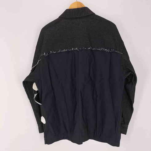 ウィザード Wizzard WASHED DOCKING DENIM ARMY JACKET ウォッシュド ドッキング デニム ミリタリー ジャケット メンズ