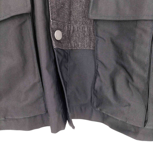 ウィザード Wizzard WASHED DOCKING DENIM ARMY JACKET ウォッシュド ドッキング デニム ミリタリー ジャケット メンズ