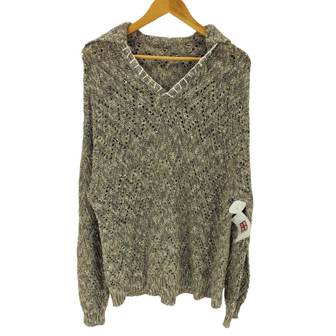 カンファーウッド CAMPHOR WOOD skipper stitching l/s knit shirt 透かし編みスキッパーL/Sニットシャツ メンズ M