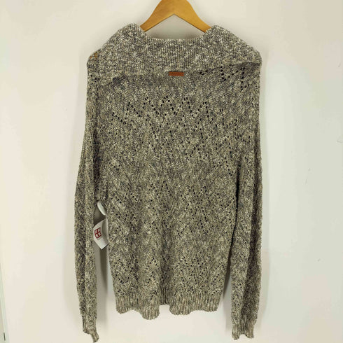 カンファーウッド CAMPHOR WOOD skipper stitching l/s knit shirt 透かし編みスキッパーL/Sニットシャツ メンズ M