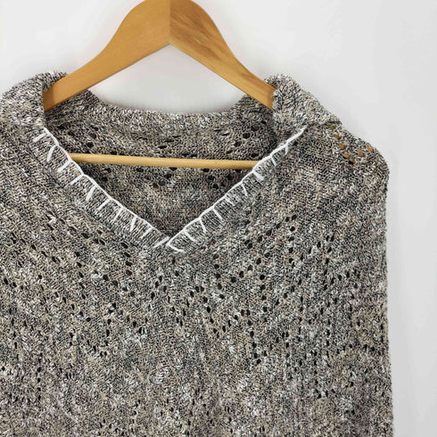 カンファーウッド CAMPHOR WOOD skipper stitching l/s knit shirt 透かし編みスキッパーL/Sニットシャツ メンズ M