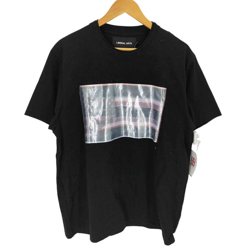 LIBERAL ARTS リベラルアーツ リフレクター 星条旗 プリント 半袖 Tシャツ メンズ L