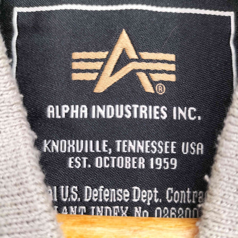アルファインダストリーズ ALPHA INDUSTRIES MA-1 フライトジャケット メンズ JPN:XL