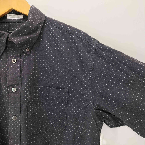 エンジニアードガーメンツ Engineered Garments アメリカ製 ドット柄 コーデュロイボタンダウンシャツ メンズ import:M