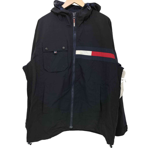 トミーヒルフィガー TOMMY HILFIGER フラッグデザイン フーデッドジャケット メンズ JPN:XL
