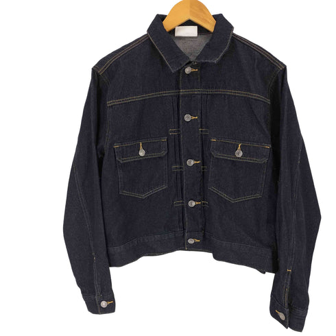 ATTITUDE MAKES STYLE アティチュード メイクス スタイル 2ND インディゴ クロップド デニムジャケット レディース M