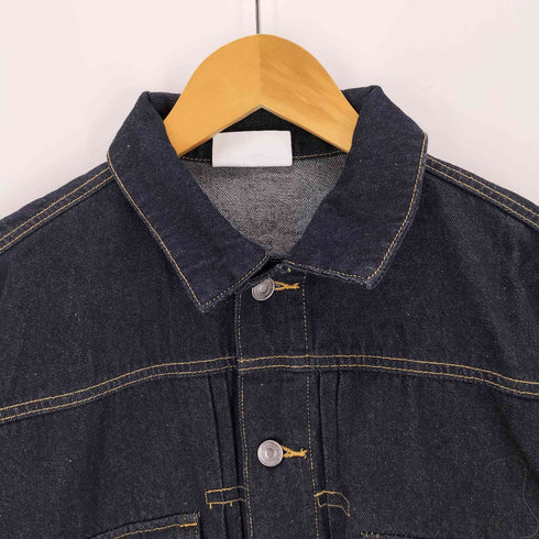 ATTITUDE MAKES STYLE アティチュード メイクス スタイル 2ND インディゴ クロップド デニムジャケット レディース M