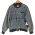 ディスイズネバーザット thisisneverthat GD Lightning Denim Varsity Jacket ダメージ加工 デニム スタジャン メンズ L