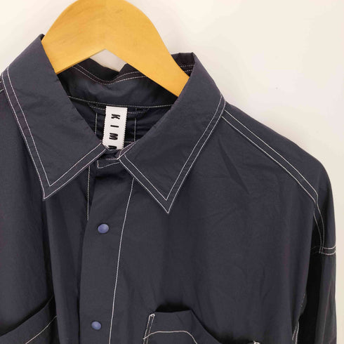 KIMMY キミー CRISPY CARGO SHIRT クリスピー カーゴ シャツ メンズ L