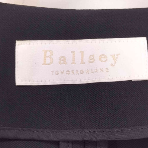 ボールジィトゥモローランド Ballsey TOMORROWLAND コンフォートストレッチ ノーカラージャケット レディース JPN:36