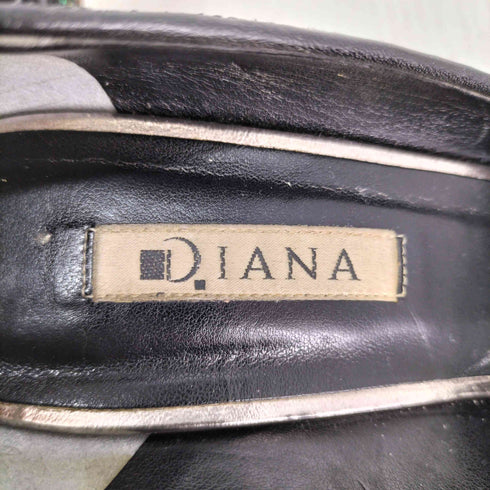 ダイアナ DIANA ラメ オープントゥパンプス レディース JPN:24.5
