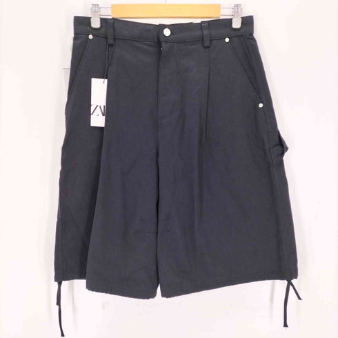 ザラ ZARA タック カーゴ ショーツ メンズ 38