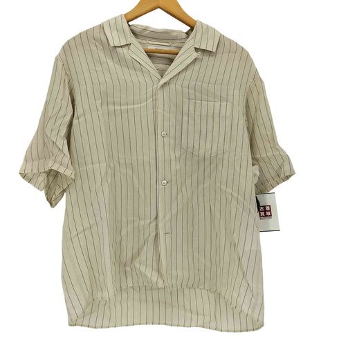 ステュディオス STUDIOUS Cupra Stripe Open Shirts キュプラストライプオープンシャツ メンズ JPN:1
