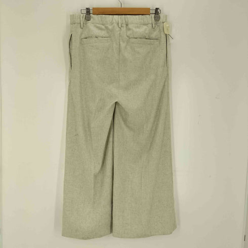 クレイル CLEL Linen Blend 3D Tuck Slacks リネンブレンド 3Dタックスラックス メンズ L