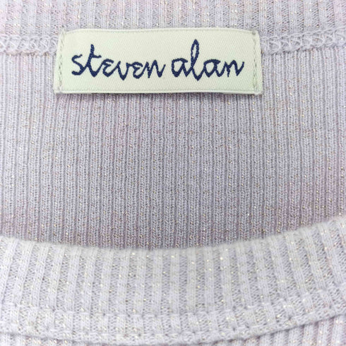スティーブンアラン Steven Alan ラメ テレコ Tシャツ レディース