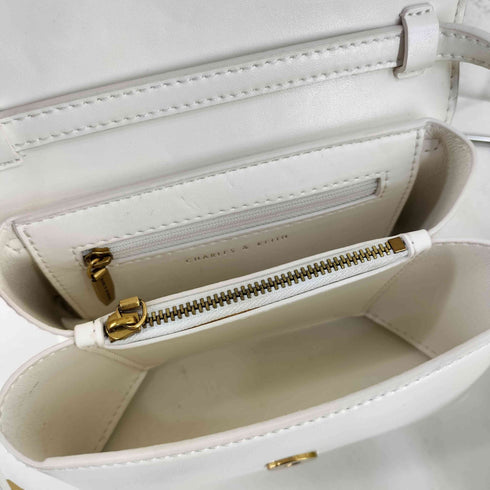 チャールズアンドキース CHARLES&KEITH 2WAYマーブルバックルショルダーバッグ レディース