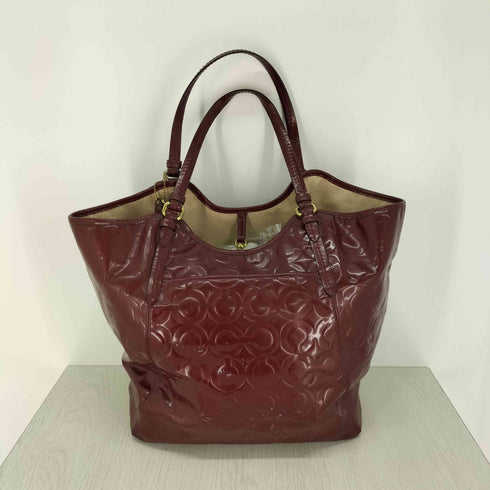 コーチ COACH Cロゴ エナメル パテント トートバッグ レディース ONE SIZE