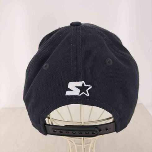 スターターブラックレーベル STARTER BLACK LABEL つば裏緑 ロゴ刺繍 6パネルキャップ メンズ ONE SIZE