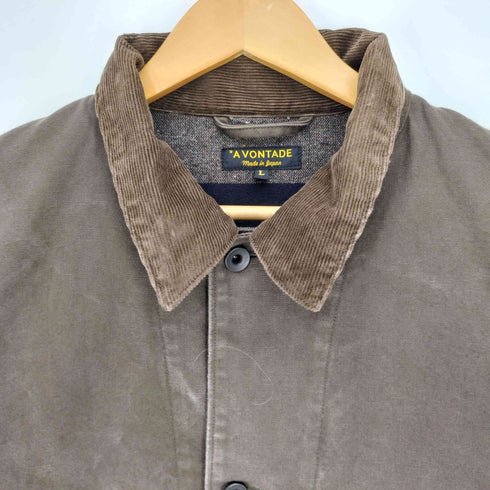 アボンタージ A VONTADE Coverall w/Blanket Liner -Surfur Dyeing Duck ブランケット 襟 コーデュロイ カバーオール メンズ JPN:L