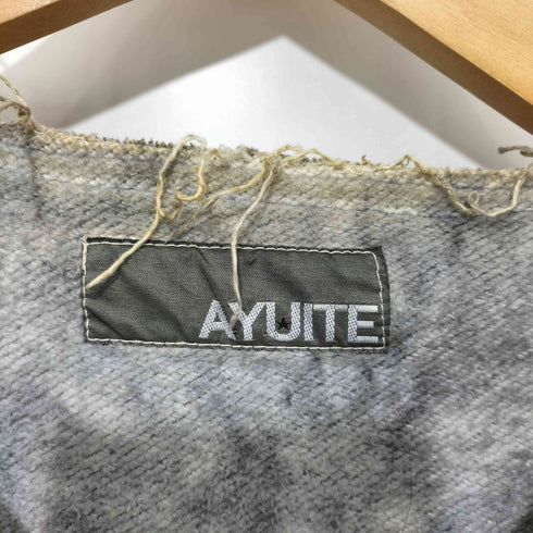 アユイテ AYUITE 00s Y2K ウォッシュド スナップボタン ノーカラー ウエスタン ジャケット メンズ JPN:M