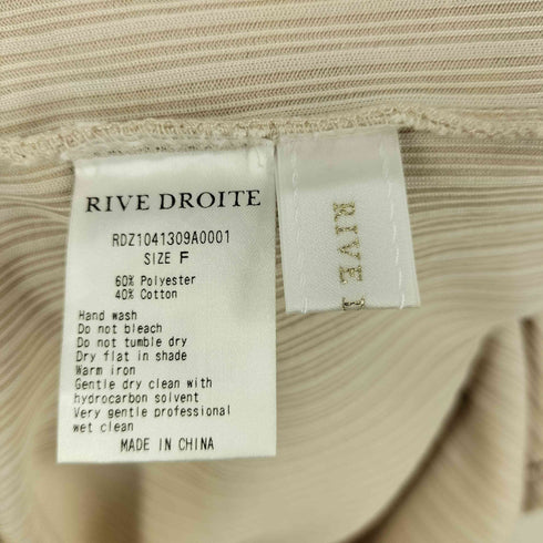 リヴドロワ RIVE DROITE 24SS 2WAYリブタンクワンピース レディース FREE
