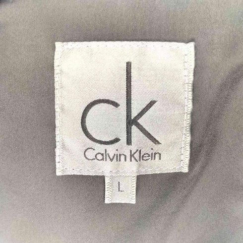 シーケーカルバンクライン ck Calvin Klein フェイクスエード 比翼 ジャケット メンズ L