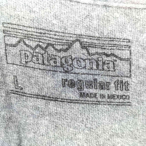 パタゴニア patagonia regular fit ロゴプリント 半袖 Tシャツ メンズ L