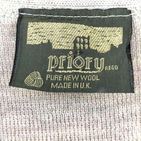 priory UK製 ウール ベスト メンズ L