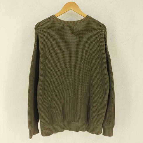 ギャップ Gap コットン 畔編み クルーネック 長袖 ニット メンズ M