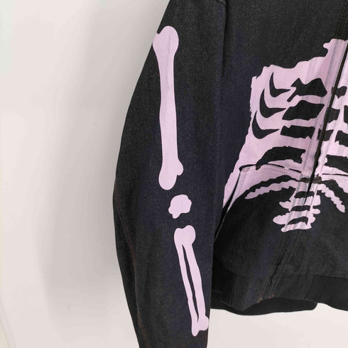 ナインティナインティ 9090 Bone Rigid Denim Zip Hoodie ボーン リジッド デニム ジップ フーディ― メンズ JPN:XL