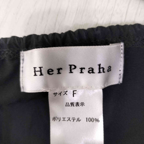 Her Praha Tiered camisole dress ティアードキャミソールドレス レディース FREE