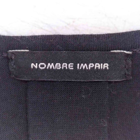 ノンブルアンペール NOMBRE IMPAIR フロントデザインカットソー メンズ