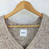 SNACK NGL スナック エヌジーエル Heathered Yarn Line Crochet Cardigan ヘザード ヤーン ライン クロシェ カーディガン メンズ L