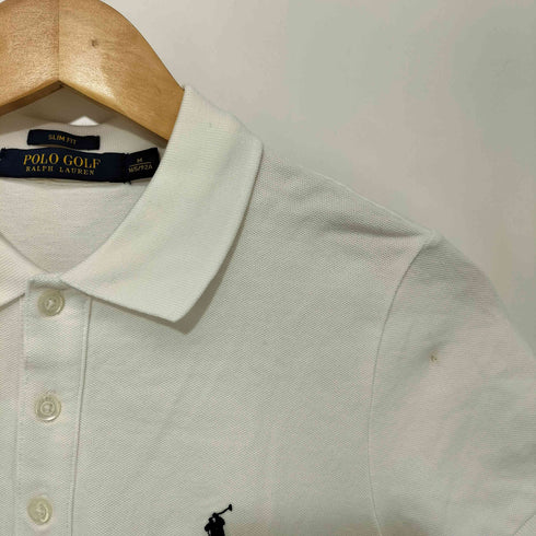 ポロゴルフラルフローレン POLO GOLF RALPH LAUREN ポニー刺繍 鹿の子 ピケ ポロシャツ レディース import:M