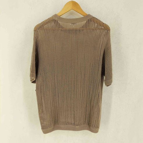 ビューティーアンドユースユナイテッドアローズ BEAUTY & YOUTH UNITED ARROWS メッシュ 半袖 ニット メンズ L