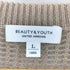 ビューティーアンドユースユナイテッドアローズ BEAUTY & YOUTH UNITED ARROWS メッシュ 半袖 ニット メンズ L