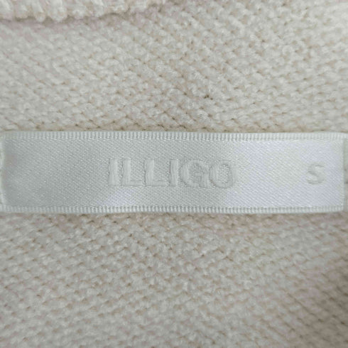 ILLIGO 26ss 129 Logo Patch Hooded Zip-Up レディース import:S