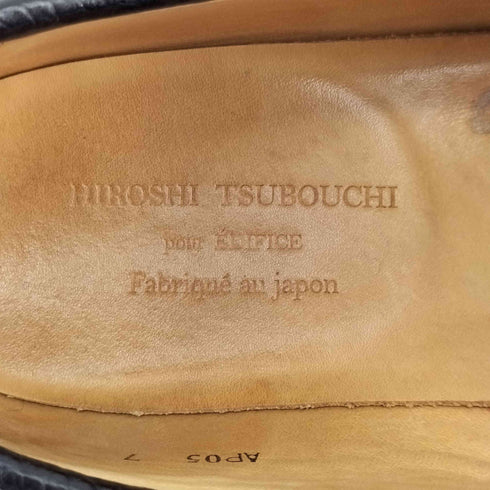 ヒロシツボウチ HIROSHI TSUBOUCHI ビットローファー メンズ US:7