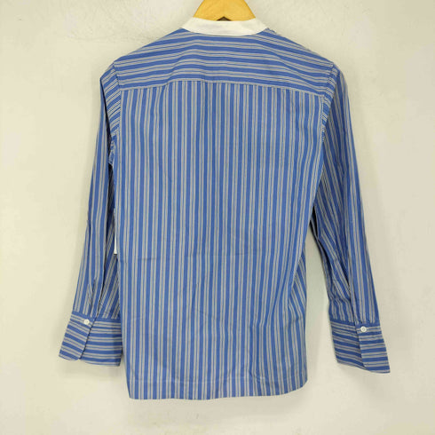 ユニクロプラスジェイ UNIQLO+J スーピマコットンスタンドカラーストライプシャツ レディース JPN:S