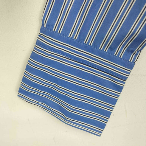 ユニクロプラスジェイ UNIQLO+J スーピマコットンスタンドカラーストライプシャツ レディース JPN:S