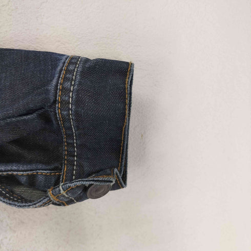 オールセインツスピタルフィールズ ALLSAINTS SPITALFIELDS SLIM FIT インディゴ デニム ジャケット メンズ