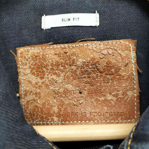 オールセインツスピタルフィールズ ALLSAINTS SPITALFIELDS SLIM FIT インディゴ デニム ジャケット メンズ
