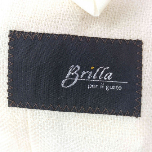 ブリッラペルイルグースト BRILLA per il gusto リネンシルクテーラードジャケット メンズ JPN:48