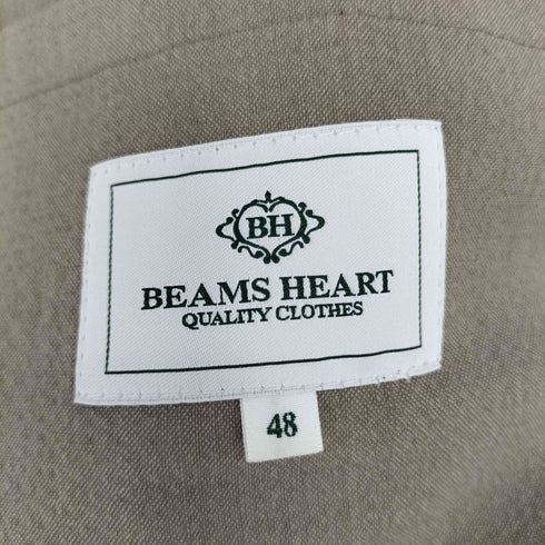 ビームスハート BEAMS HEART ウールミックス シアサッカージャケット メンズ 48