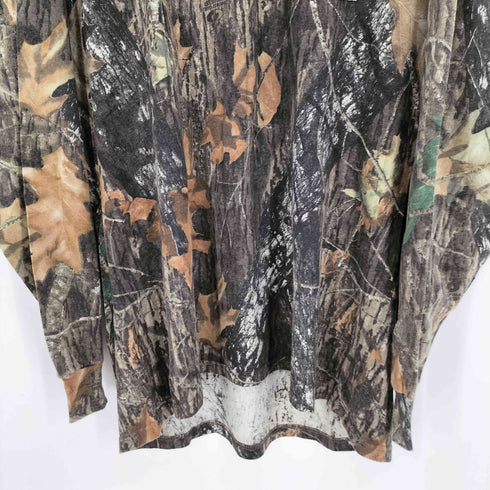 ジャージーズ JERZEES JERZEES ボディ MOSSY OAK BREAK UP リアルツリーカモ L/S クルーネックTシャツ メンズ
